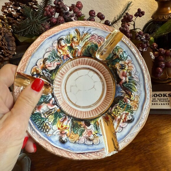 3 Vintage Ashtrays Italian, German USA - Picture 13 of 17